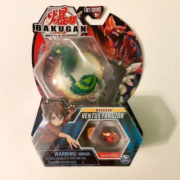 Bakugan Battle  Planet Ventus Fangzor Bakucores - Picture 1 of 12
